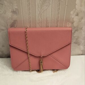 Olivia Miller Clutch Chain Crossbody Pink
